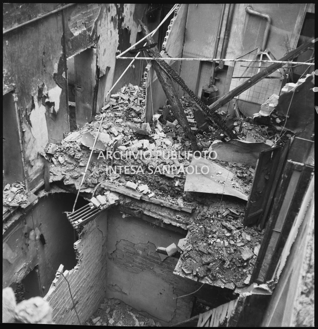 Bombardamenti. Monza. Via Manin 21