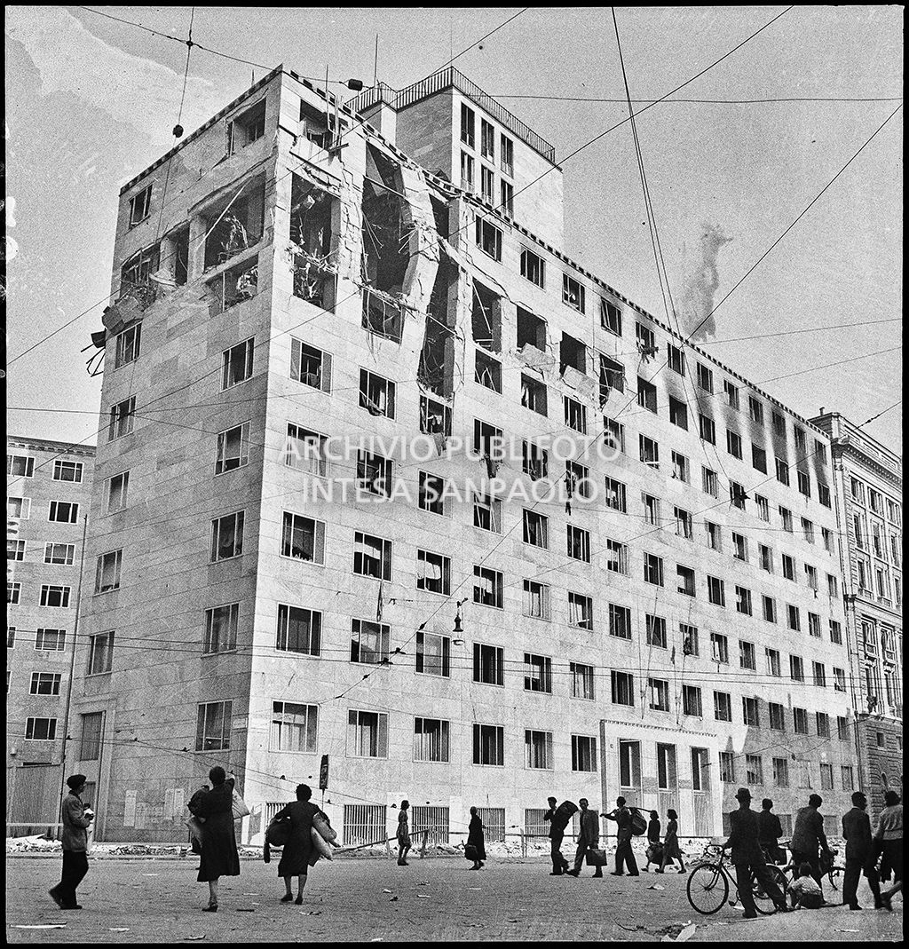 Bombardamenti. Montecatini. Palazzo Vecchio