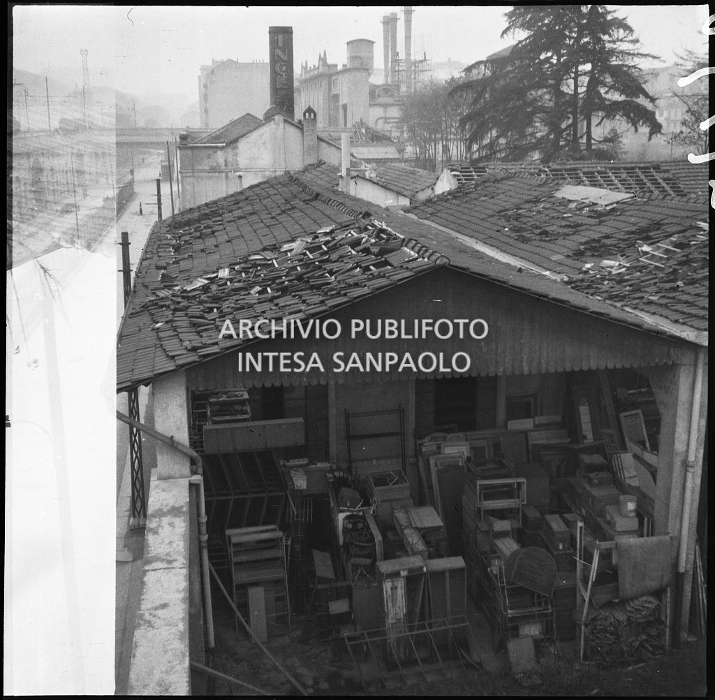 Bombardamenti. Montecatini. Tetti