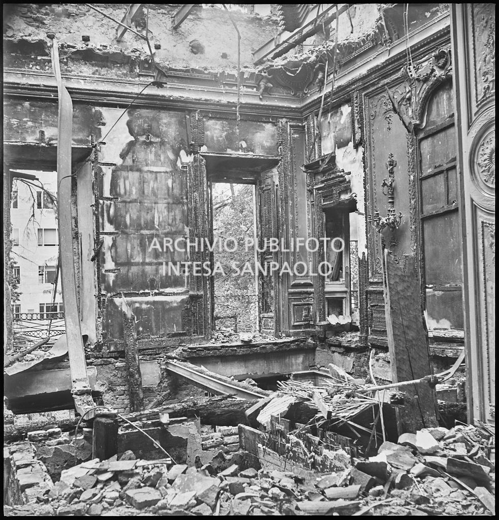 Bombardamenti. Montecatini. Palazzo Melzi d'Eril