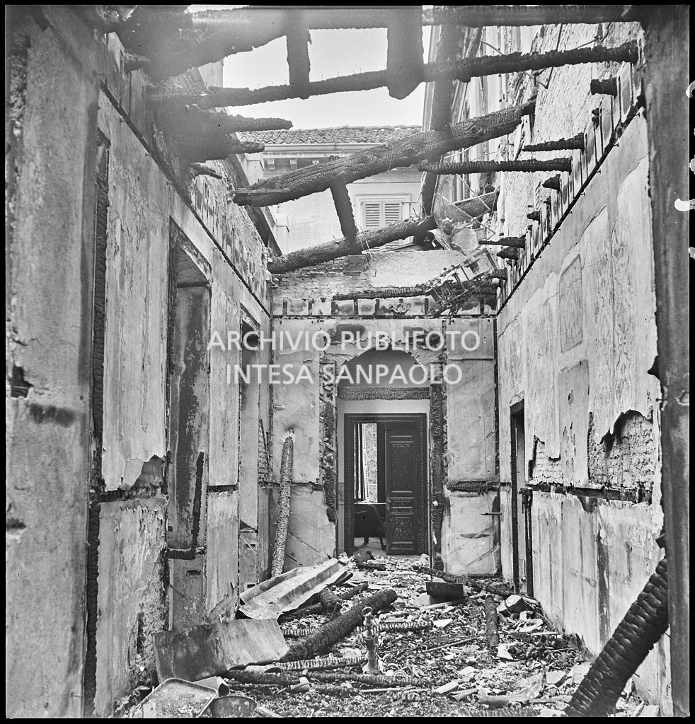 Bombardamenti. Montecatini. Palazzo Melzi d'Eril