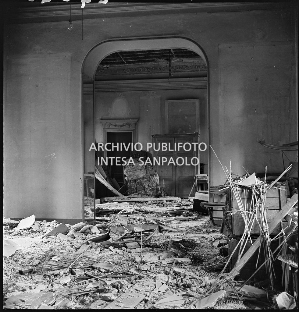 Bombardamenti. Montecatini. Palazzo Melzi d'Eril