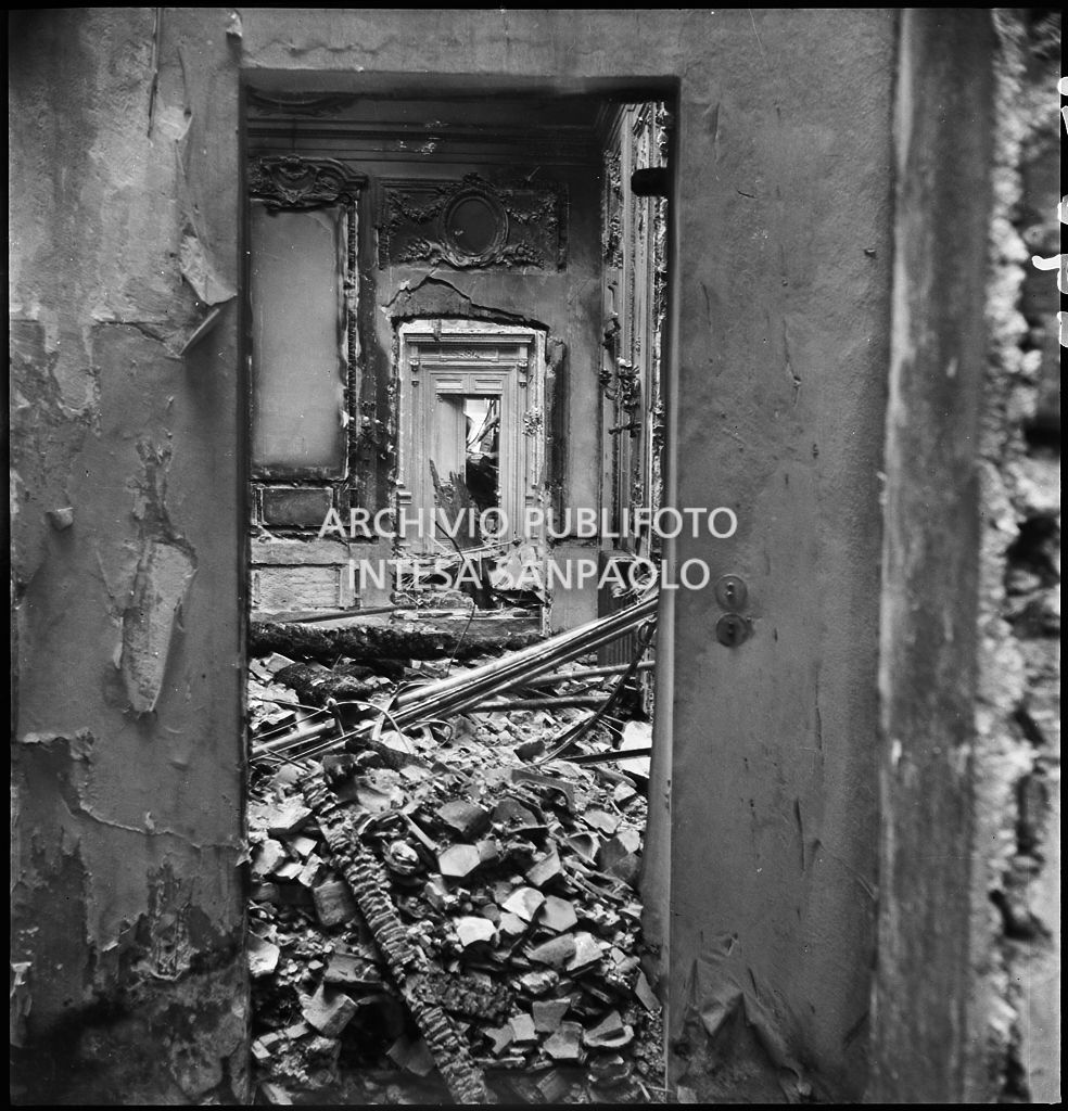 Bombardamenti. Montecatini. Palazzo Melzi d'Eril