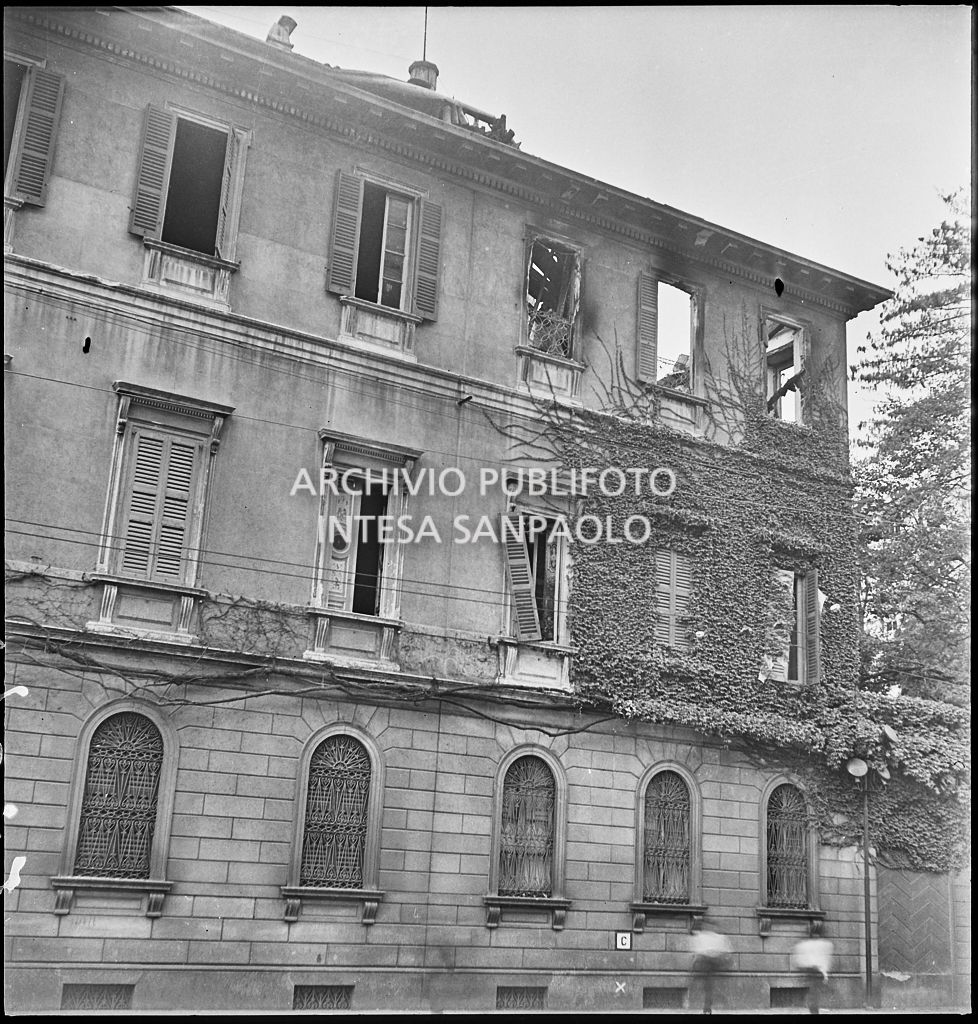 Bombardamenti. Montecatini. Palazzo Melzi d'Eril
