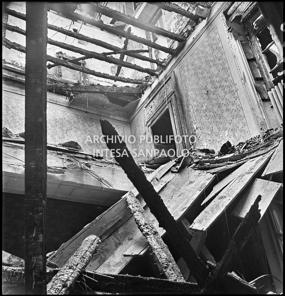 Bombardamenti. Montecatini. Palazzo Melzi d'Eril