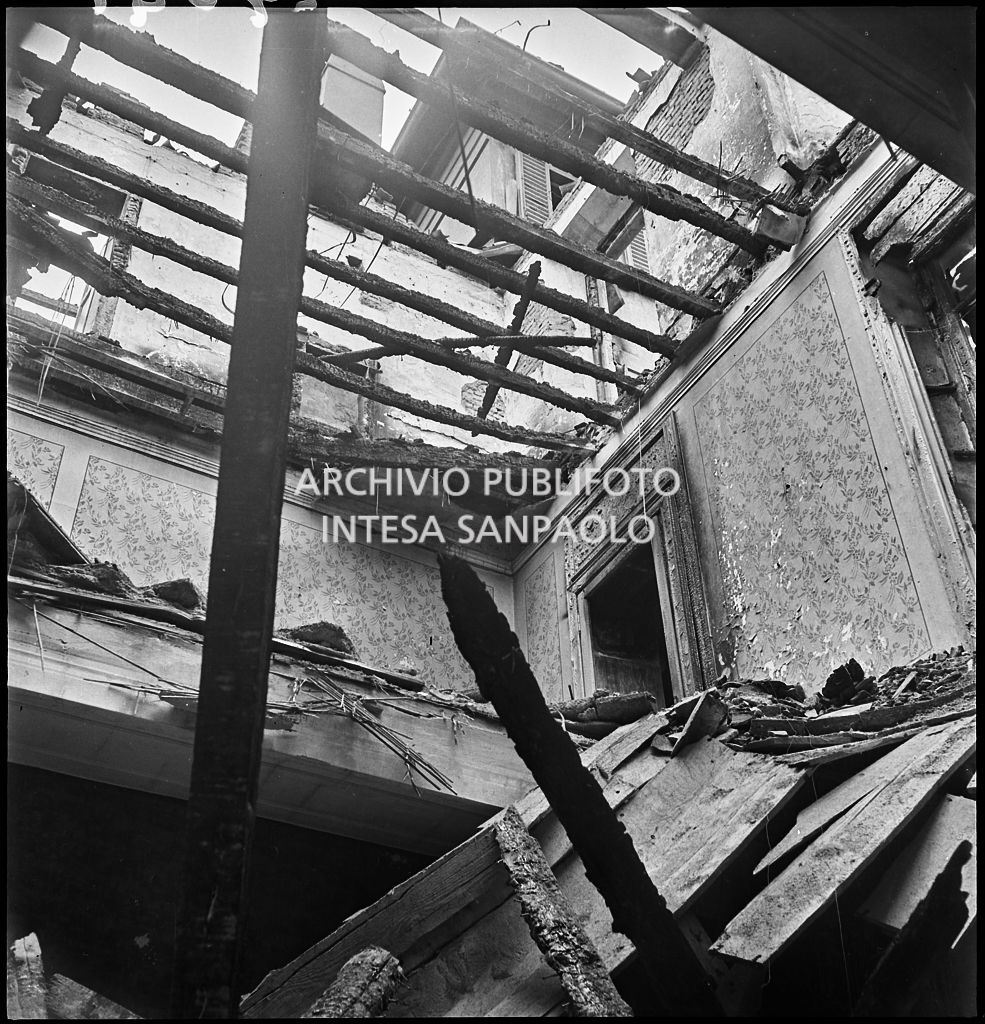 Bombardamenti. Montecatini. Palazzo Melzi d'Eril