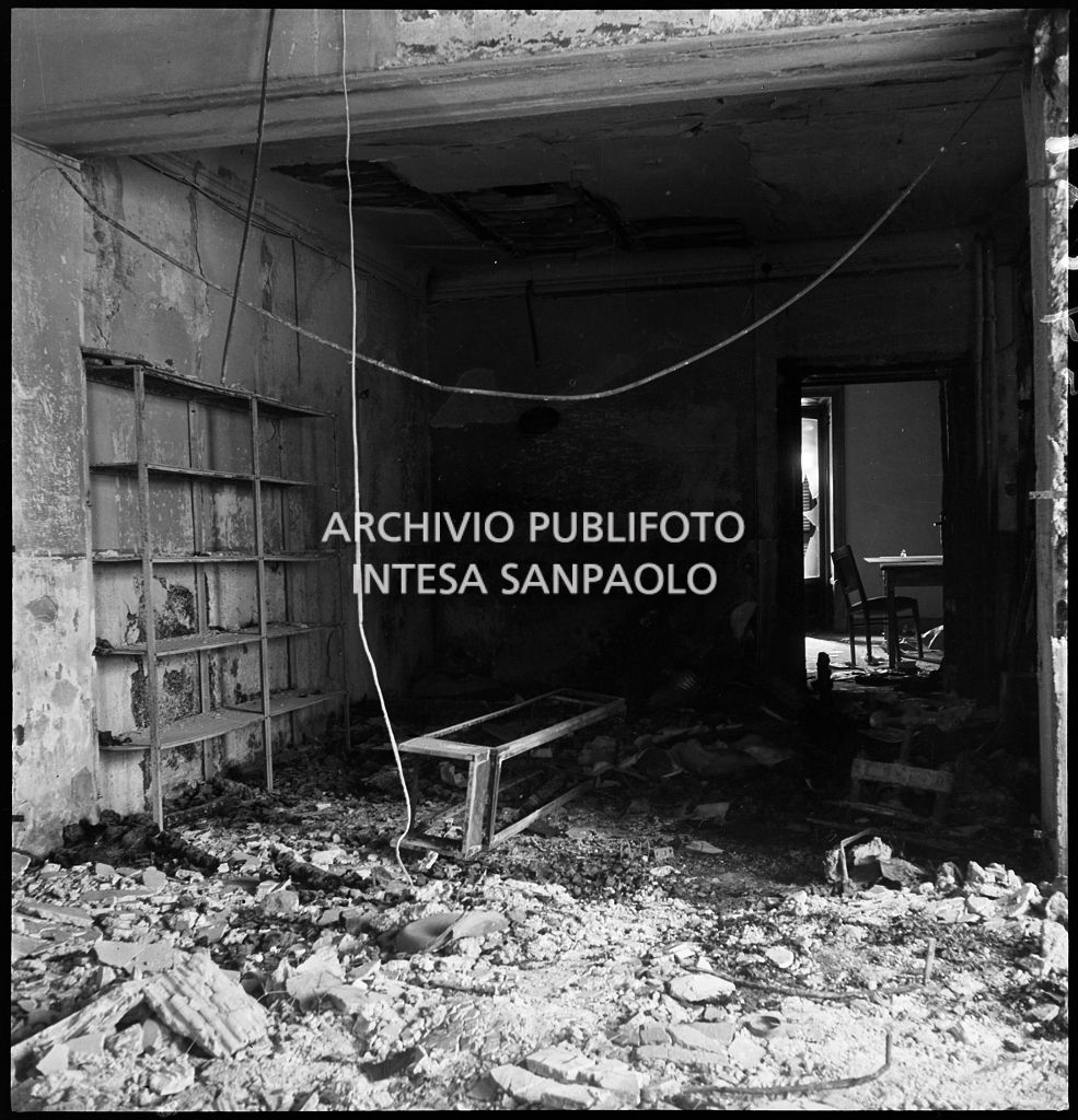 Bombardamenti. Montecatini. Via Cernaia