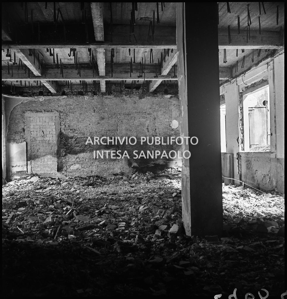 Bombardamenti. Montecatini. Via Cernaia