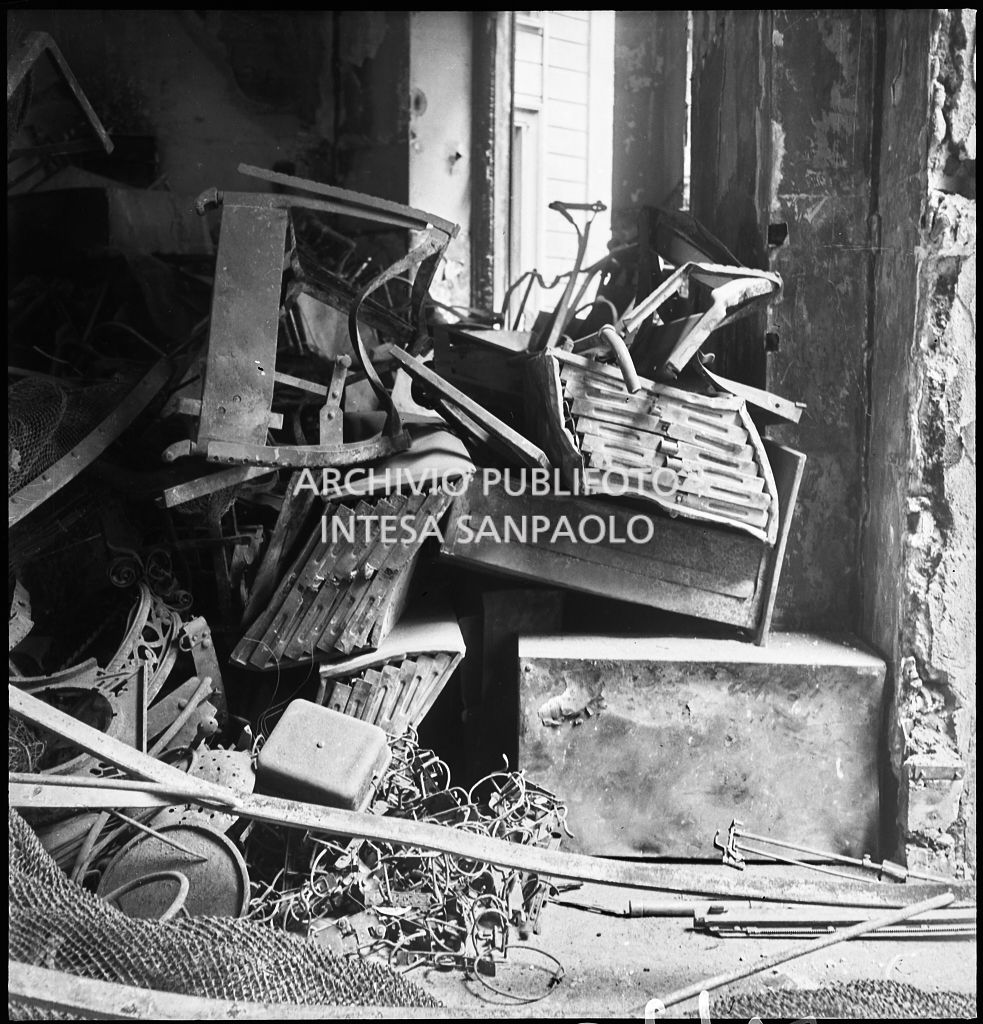 Bombardamenti. Montecatini. Via Cordusio