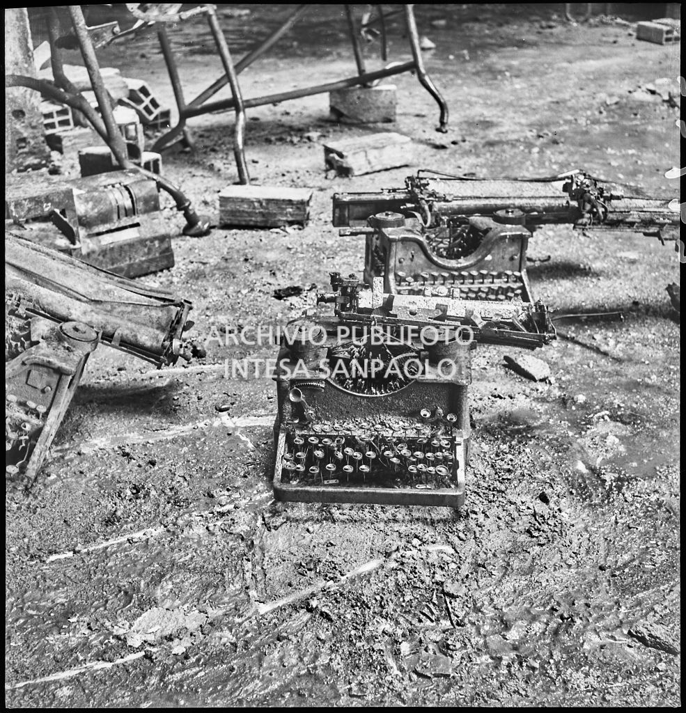 Bombardamenti. Montecatini. Via Cordusio