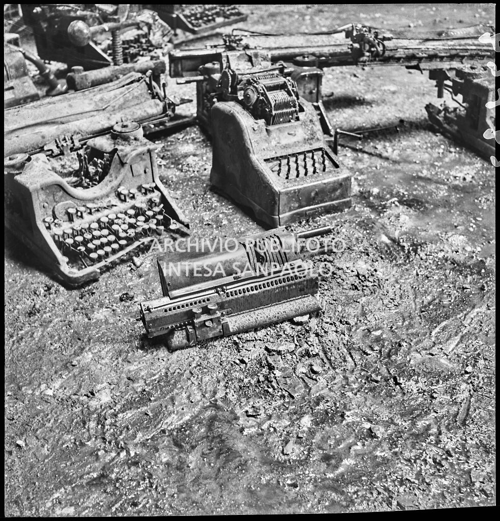 Bombardamenti. Montecatini. Via Cordusio