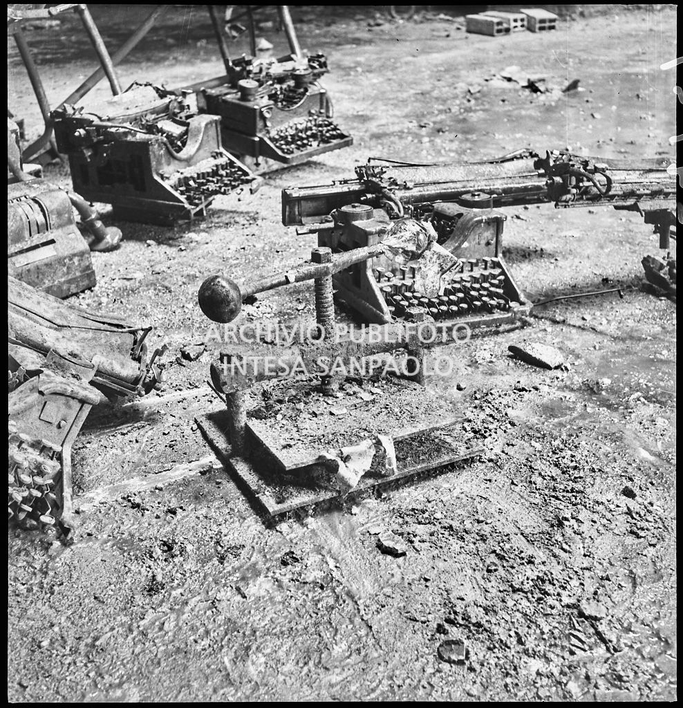 Bombardamenti. Montecatini. Via Cordusio