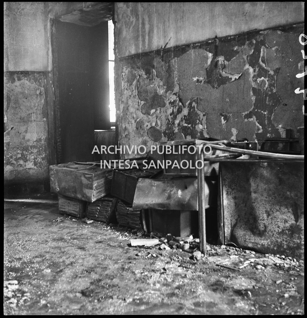 Bombardamenti. Montecatini. Via Cordusio
