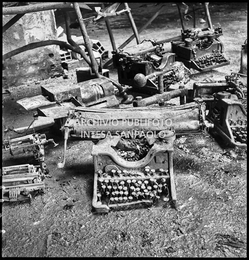 Bombardamenti. Montecatini. Via Cordusio