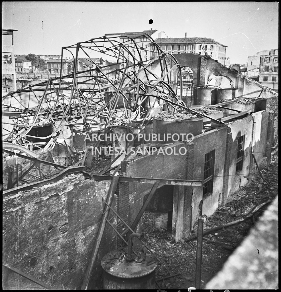 Bombardamenti. Montecatini. Via Tortona