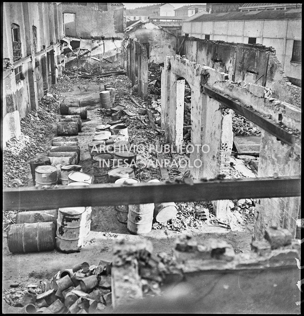 Bombardamenti. Montecatini. Via Tortona
