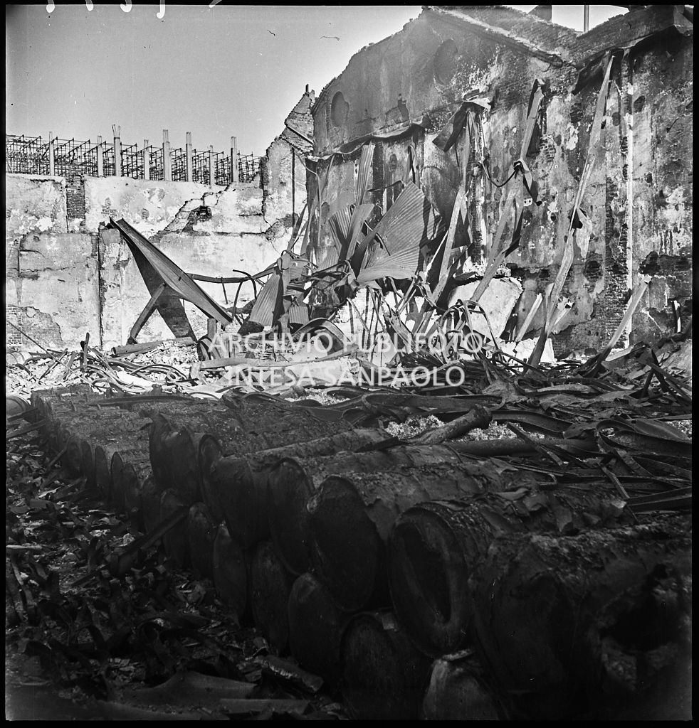 Bombardamenti. Montecatini. Via Tortona