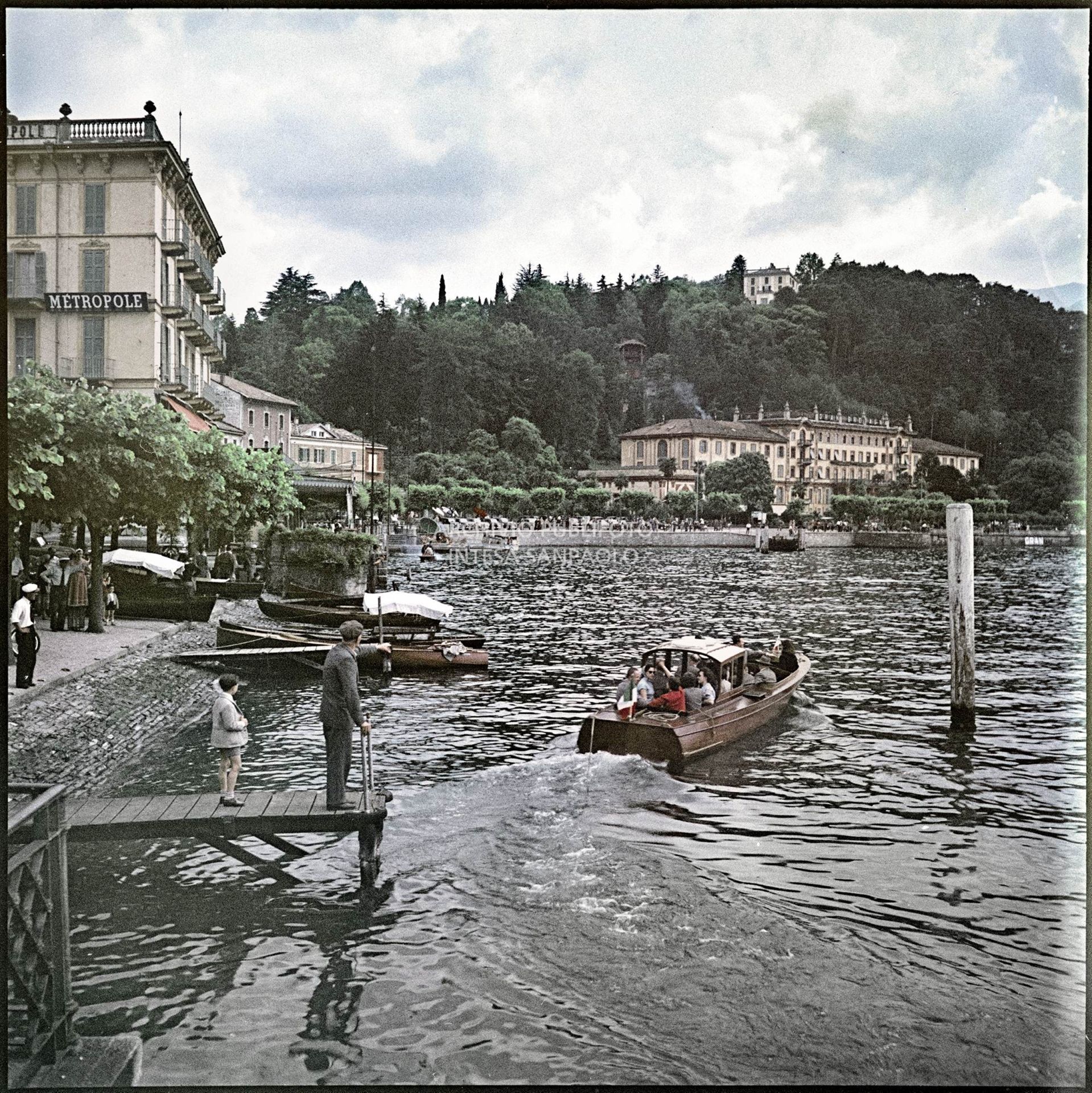 Vista del lago di Como nei pressi dell'Hotel Metropole di Bellagio<br>336