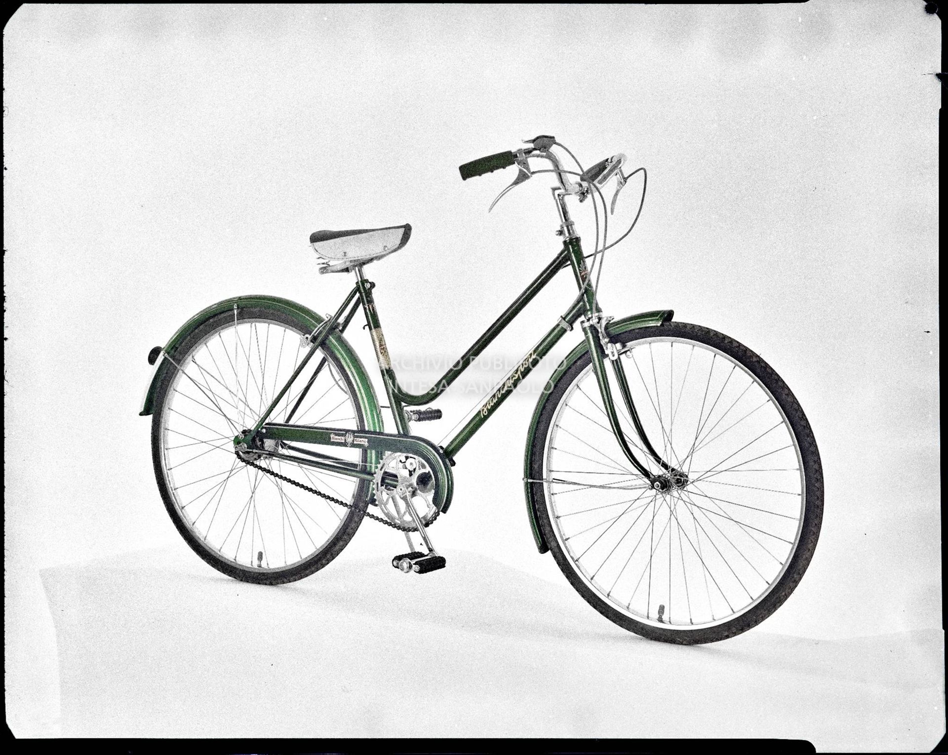 Bicicletta Bianchi da donna, modello Bianchisport di colore verde<br>3631