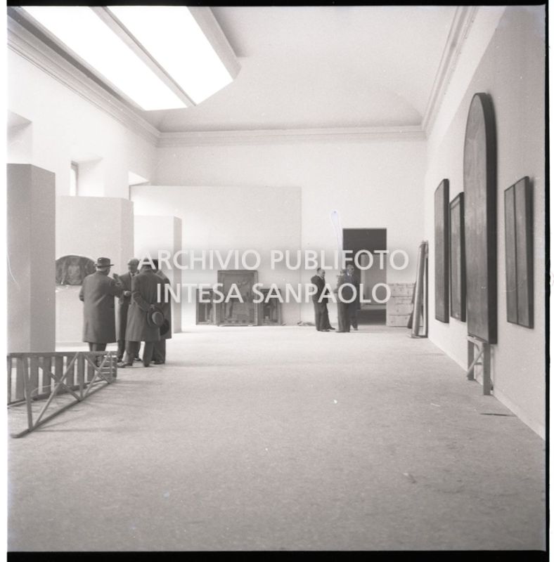 Vernissage organizzato durante gli ultimi lavori di allestimento della Mostra<br>455546