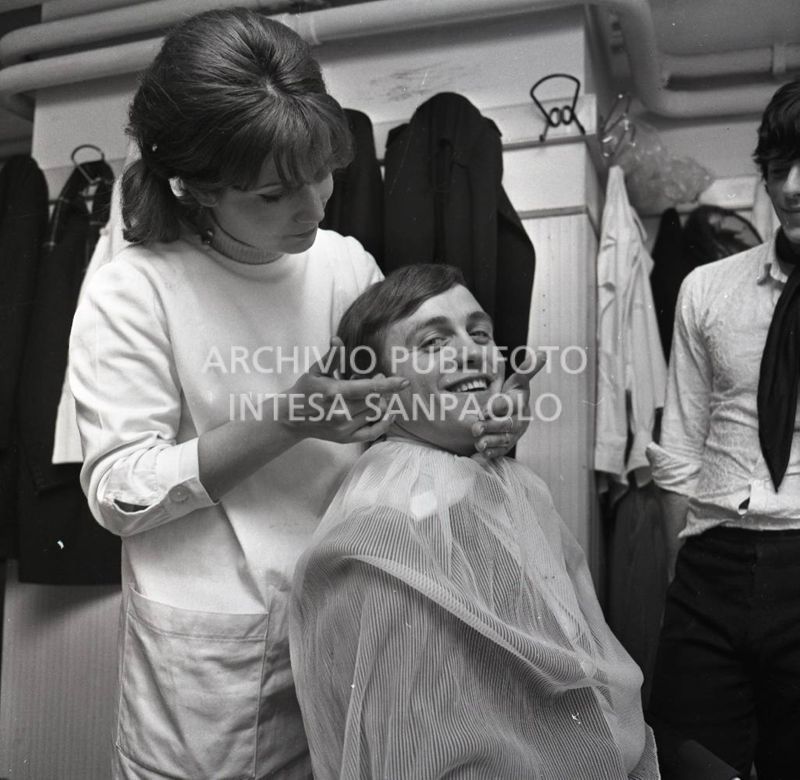 Armando Savini al trucco<br>730556/348