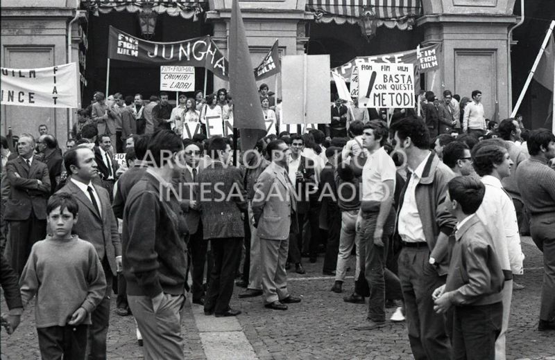 Manifestazione metalmeccanici, in piazza San Carlo a Torino, nel giorno dello sciopero nazionale<br>731931/13