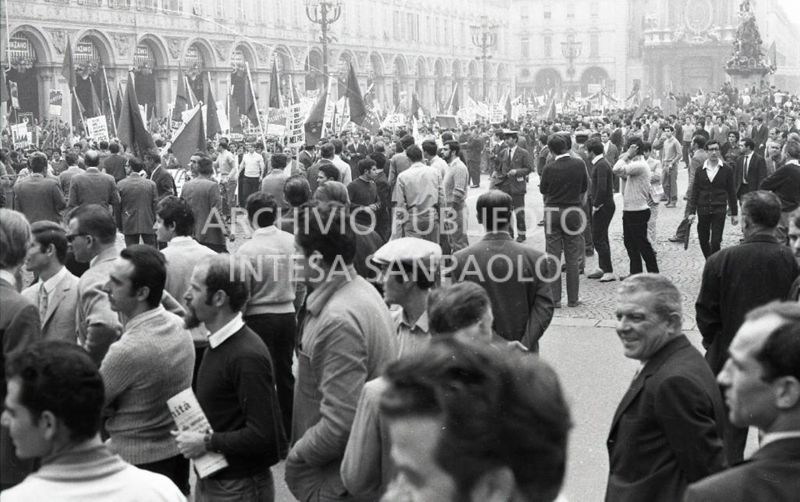 Manifestazione metalmeccanici, in piazza San Carlo a Torino, nel giorno dello sciopero nazionale<br>731931/14