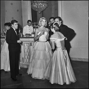 Inaugurazione della stagione lirica 1954-1955 del Teatro alla Scala con l'opera "La Vestale", di Gaspare Spontini, diretta da Antonino Votto, con la regia di Luchino Visconti