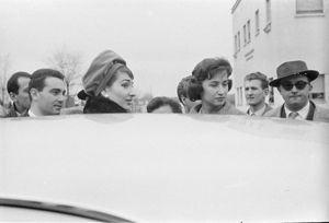 Al suo fianco l'amica Giovanna Lomazzi<br>