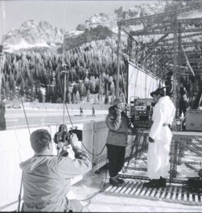 Postazione per la trasmissione radiotelevisiva e telefonica dal lago di Misurina
