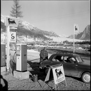 Cartello Energol e Supercortemaggiore.<br>