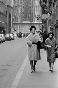 Sullo sfondo il Duomo.<br>