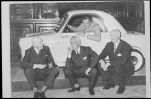 Ultimo a sinistra Giuseppe Bianchi<br>