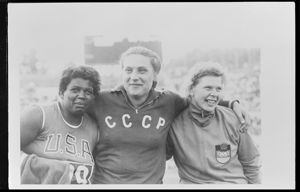 Podio del getto del peso femminile<br>