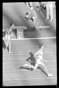 Prima serie delle batterie della staffetta 4x100 maschile<br>