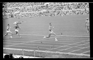 Seconda serie delle semifinali della staffetta 4x100 metri maschile<br>