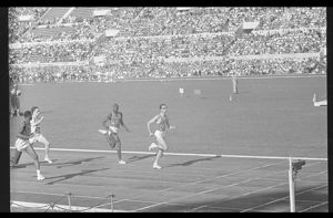 Seconda sedie delle semifinali dei 200 metri piani maschili<br>