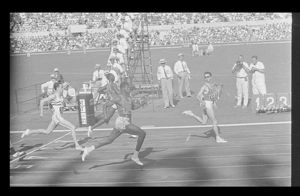 Seconda sedie delle semifinali dei 200 metri maschili<br>